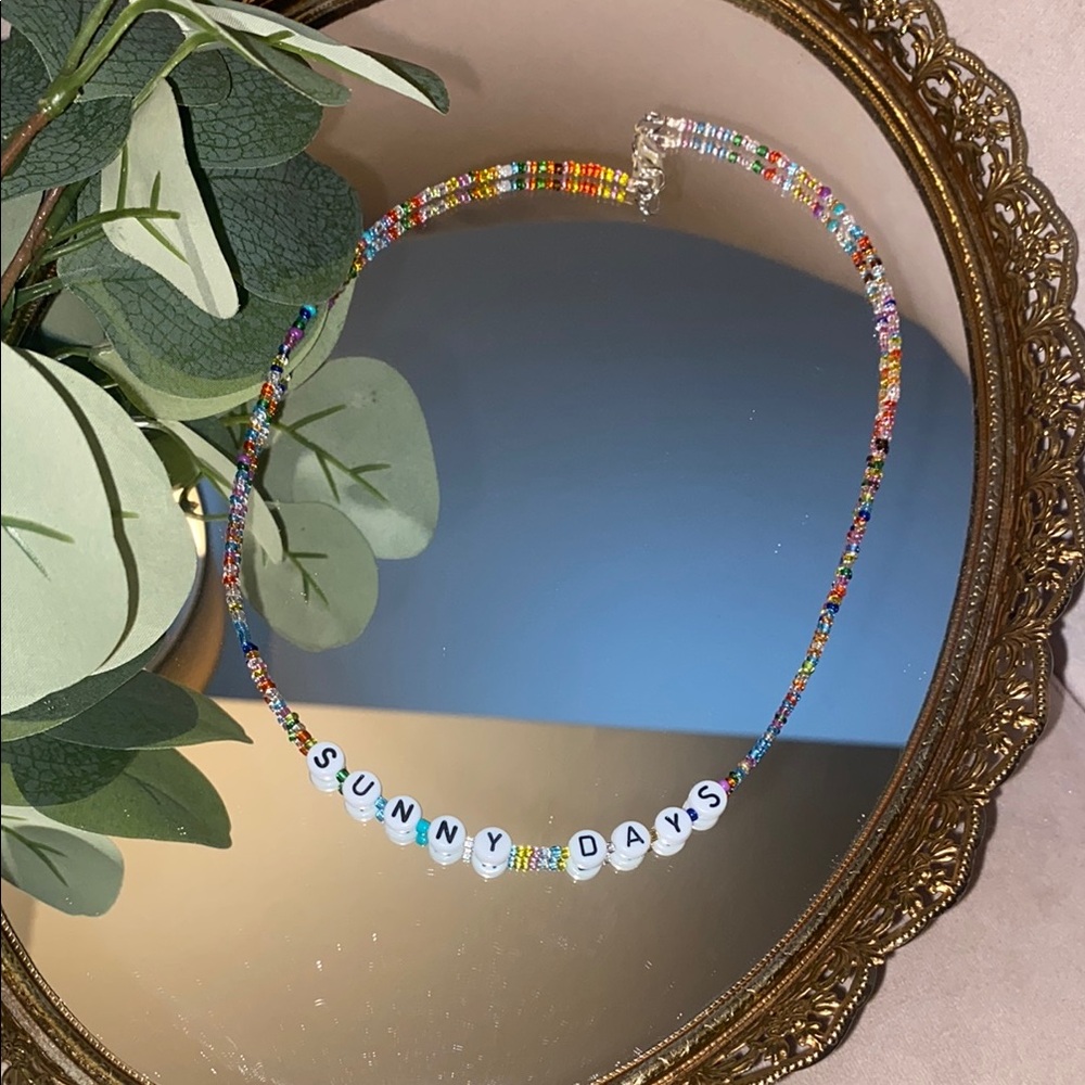Sunny Days Beaded Necklace